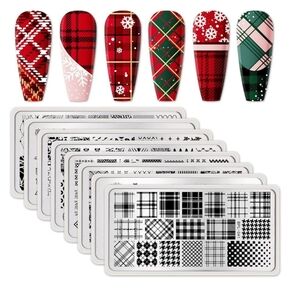 CLEAR JELLY STAMPERS & BORN PRETTY Nail Stamping Plates Bulk